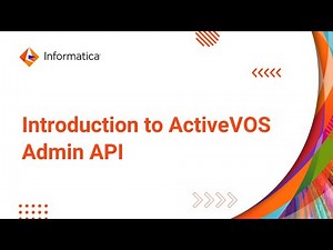 Introduction to ActiveVOS Admin API