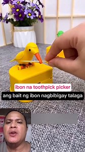 30K views · 153 reactions | ibon na toothpick holder/picker ,ang bait niya nagbibigay talaga ng toothpick #toothpickholder #birdtoothpickholder #kapanewstv | Kapa News Tv | Facebook