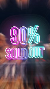 We’re on our way to our 5th sell out in a row! 🍾 Lights All Night is 90% SOLD OUT, grab tickets before they’re gone: lightsallnight.com | Lights All Night