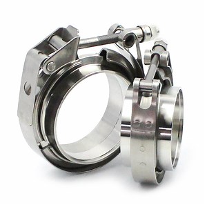 [Hot Item] Stainless Steel 304 Exhaust V Band Clamp with Flange Kits