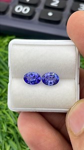 Natural Tanzanite 7x5 Mm Oval Pair Shape Faceted Loose Gemstone Weight-1.42 Cts. #1064 - Etsy Canada