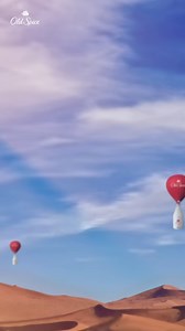 Who said deserts are scorchingly hot? #OldSpice #OldSpiceIndia #Manliness #MensDeo #MensEssentials #HotAirBallon #Deodorant #BodySpray #Mantastic #SmellReadyForAnything #AfterShaveLotion | Old Spice India