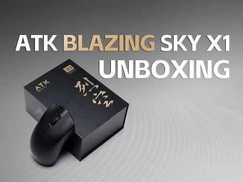 Quick view at the ATK Blazing Sky X1 Mouse unboxing video!