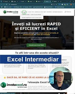 Cum copiez AUTOMAT valoarea unei celule în Excel? Așa cum deja ai observat, este important să folosești în mod corespunzător instrumentele pe care Excel-ul ți le pune la dispoziție. DACĂ LUCREZI CU INSTRUMENTELE NEPOTRIVITE SAU DACĂ NU ȘTII SĂ TE FOLOSEȘTI ÎN MOD CORESPUNZĂTOR DE INSTRUMENTELE DIN EXCEL, AI OCAZIA SĂ MUNCEȘTI ORE ÎNTREGI PENTRU CALCULE ȘI SITUAȚII PE CARE LE-AI PUTEA FACE DE FAPT ÎN DOAR CÂTEVA MINUTE… ✅ Cu ajutorul Cursului VIDEO de Excel înveți să lucrezi RAPID și EFICIENT: ▪ 