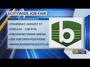 City of Bakersfield job fair being held this week