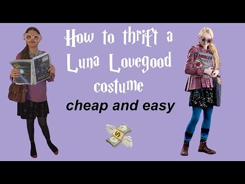 how to thrift a Luna Lovegood costume *cheap and easy*