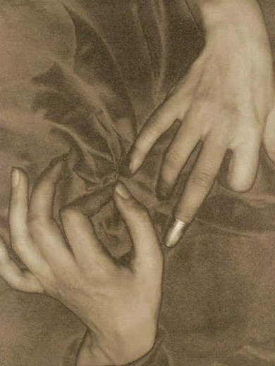 Georgia O'Keeffe's hand series, captured in striking black and white by Alfred Stieglitz, offers an intimate glimpse into the aesthetics and partnership of two visionary artists. These photographs, taken between 1918 and 1930, reveal the strength and delicacy of O'Keeffe's hands, often set against natural forms or abstract backgrounds. Stieglitz, known for his pioneering work in photography, portrays O'Keeffe's hands with a reverence that mirrors their deep personal and artistic connection. Thro