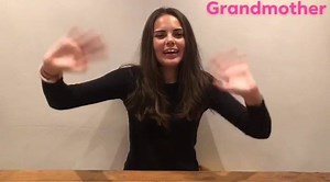 Today’s sign is grandmother 👵 xxxx #isabellasigns | Isabella Signs