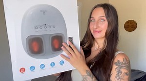 Say goodbye to foot pain with the COMFIER Shiatsu Foot Massager! Featuring soothing heat, kneading, and vibration, this electric heated massager is perfect for relieving neuropathy and plantar fasciitis. Treat your feet to the ultimate relaxation experience! #Comfier #Footcare #ShiatsuMassage #SelfCare #Gift #Valentinesday | Comfier | Facebook