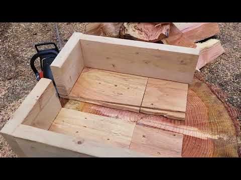 Part 1 My firewood noodling jig station. For homeowners without a log splitter.