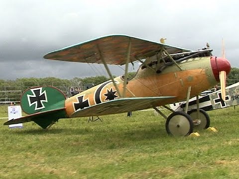 19 full size WW1 aircraft on display
