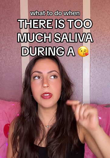 WHAT TO DO WHEN THERE IS TOO MUCH SALIVA DURING A 😘…? #kissing #datingadvice #datingtips #attraction #connection