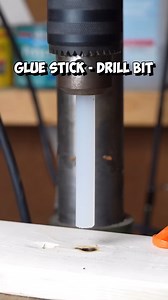 Hot glue stick drill bit #tool #oddlysatisfying #tools | Noah Klein 614Lyfe