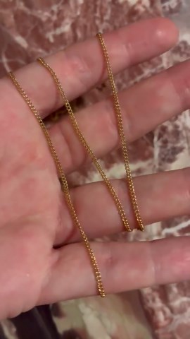 14k Solid Yellow Gold Cuban Curb Link Chain Necklace