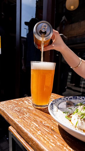 Perfectly poached eggs, whipped garlic yoghurt, hot chilli butter doing it’s thing & a cold grapefruit Schöfferhofer to wash it down! The perfect Friday situation. #manchester #brunch #eatmcr #federalcafe #wellfed #federalcafebar #wellfed #mcrfood #coffeeshop #frenchtoast #schofferhoffer #eggs #coffee #friday | Federal Cafe & Bar