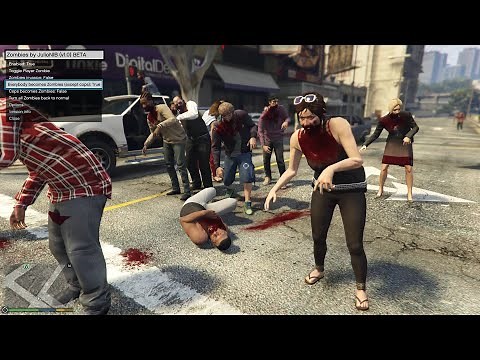 My GTA 5 ZOMBIES mod, first try