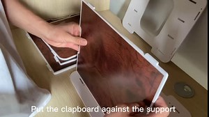 Paper File Rack for Lady - 4 Layers Office Supplies Desk Organizer Horizontal File Holder, Cherry Blossoms 100