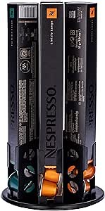 FlagShip Nespresso Originalline Pod Holders Nespresso Capsules Dispenser Holder Storage Stand Carousel Capsules Rack (60 Pods)