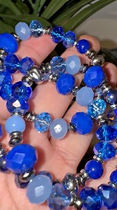 Can you believe this gorgeous 3 stack blue bracelet is only $5!? 🤩 get yours today! Multiples available! It looks even better when stacked up! 💙 ✨ #paparazzi #blue #bracelet #stretchy #oilspill #onlineshopping #jewelry | Alex's Bling Boutique