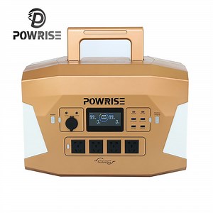 [Hot Item] Multi Standard High Capacity Portable Solar Battery Bank Power Station for Camping (Stock in USA black color)