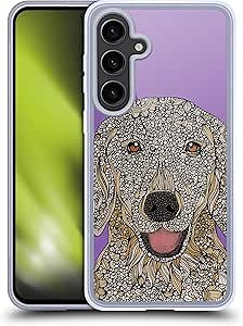 Head Case Designs Officially Licensed Valentina Golden Retriever Dogs Gel Case [Military Grade Protection] Compatible with Samsung Galaxy S24+ 5G and Compatible with MagSafe