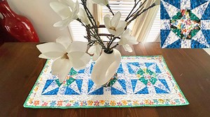Easter Star Table Runner Quilt Pattern: Beginner Patchwork (PDF) - Etsy