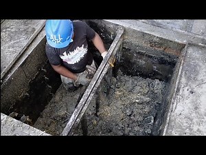 Drain Complaint 157 | Clog Septic Tank | Kitchen Drain Unclogging Fat And Grease |