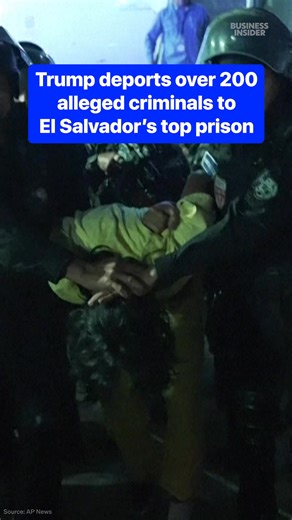 Trump administration deports 200 alleged criminals to the Terrorism Confinement Center in El Salvador. #elsalvador #trump #administration | Business Insider