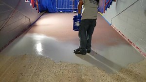 Putting down Dur-a-flex... - Superior Hard Surface Solutions