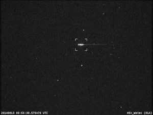 Bright Perseid Meteor