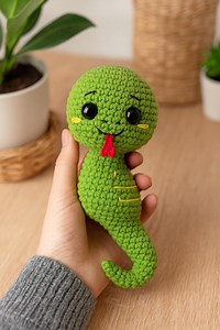 Coiled Snake Amigurumi Crochet Pattern – No‑sew Striped Snake PDF Tutorial - Etsy Canada