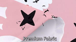 Halloween Shower Curtain, Cute Bats Ghost Pumpkin Shower Curtains for Bathroom, Pink Shower Curtain Set Polyester Fabric 72" x 72"