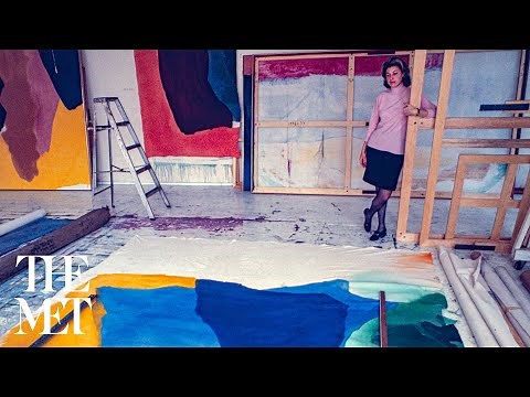 Helen Frankenthaler in her studio, 1967 | From the Vaults