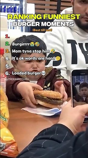 🍔🤣 Top Funniest Burger Moments – Ranked! #funny #food