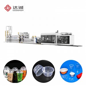 [Hot Item] Disposable Plastic Cup Thermoforming Machine for Beverage Packaging Container Making