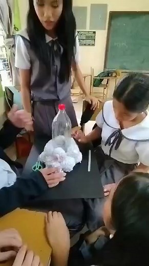 The Volcano Paper Mache ~by Grade 9 students🌋💥 #scienceexperiment #diyvolcano #volcaniceruption #scienceisfun | Elvie Puyogao