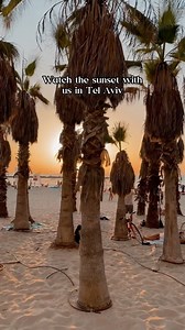 Ah, the sunsets in Tel Aviv are truly unparalleled! ☀️ Tag the person you'd love to spend a breathtaking evening with watching the sun dip below the Mediterranean 🌅✨ #VisitIsrael #StandwithIsrael #TelAviv #TelAvivSunset | Visit Israel