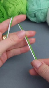 Pretty tunisian crochet tutorial 💚🤍 | Ersi.crochett