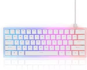 XVX Hot Swappable Dual RGB Pro Driver/Software Supported - Red Switch