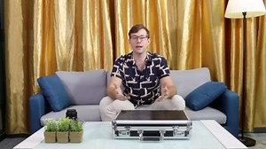 Business Aluminum Briefcase Portable Tool Case Box 14-Inch Laptop Sleeve Case Protective Case For Men and Women Multipurpose Toolbox Storage Case Sturdy Organizer Hard Case