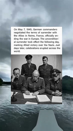 Germany Signs the Act of Surrender, Reims 1945