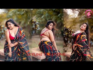 Soumasree || High Fashion Saree Shoot || Saree Shoot || Outdoor Saree Shoot || Skyline Creations ❤️
