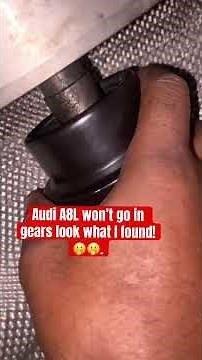 Audi A8L p215c and wont drive!