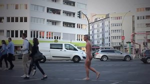 URBANUDE | Michalis is walking naked around the streets of Berlin