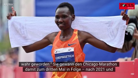 Kenianerin Ruth Chepngetich läuft in Chicago sensationellen Marathon-Weltrekord