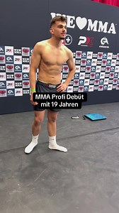 MMA Profi Debüt mit 19 Jahren: Mein Kampf