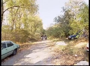 Nasty Blond Gangbanged By Bikers