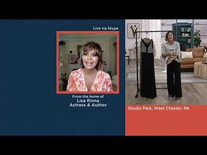 Lisa Rinna Collection Chevron Bodice Maxi Dress on QVC