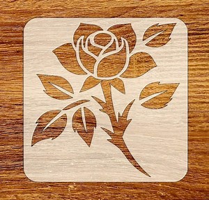 Rose Stencil, Digital Download, SVG, DXF, Stl, Png, Pdf Files - Etsy UK