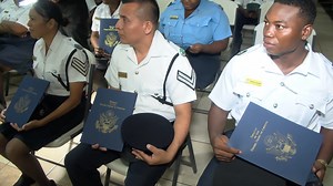 34 Officers Graduate From P.E.A.C.E Program Training The Positive Engagement and Civic Education Program or P.E.A.C.E Program was launched in late 2023 to encourage youths to stand up against bullying and gang violence. The program was developed through a collaboration between the Ministry of Home Affairs and the Ministry of Education, with support from the U.S. Embassy. The program is expanding beyond the Old Capital. And today, the Belize Police Department graduated an additional thirty-four o